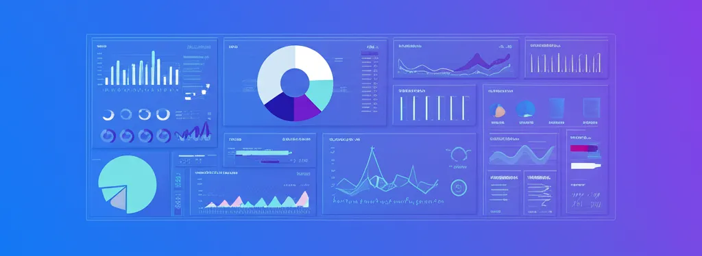 Dashboard analytics on screen